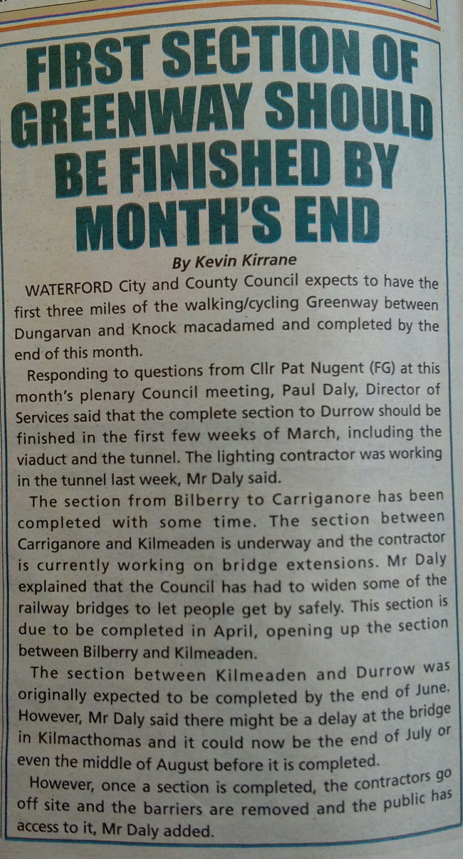 The Dungarvan Leader (24/2/16)